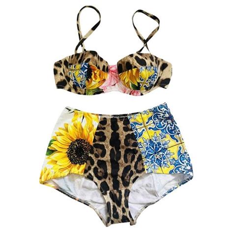 dolce gabbana leopard beachwear|dolce gabbana swimwear.